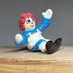 MacMillian Vintage Raggedy Ann Figurine Cake Topper Toy 1988